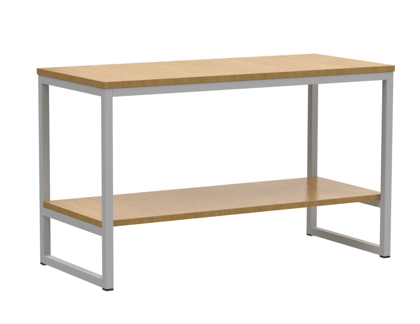 Urban Media Stand with 2 Fixed Shelves, 40" W